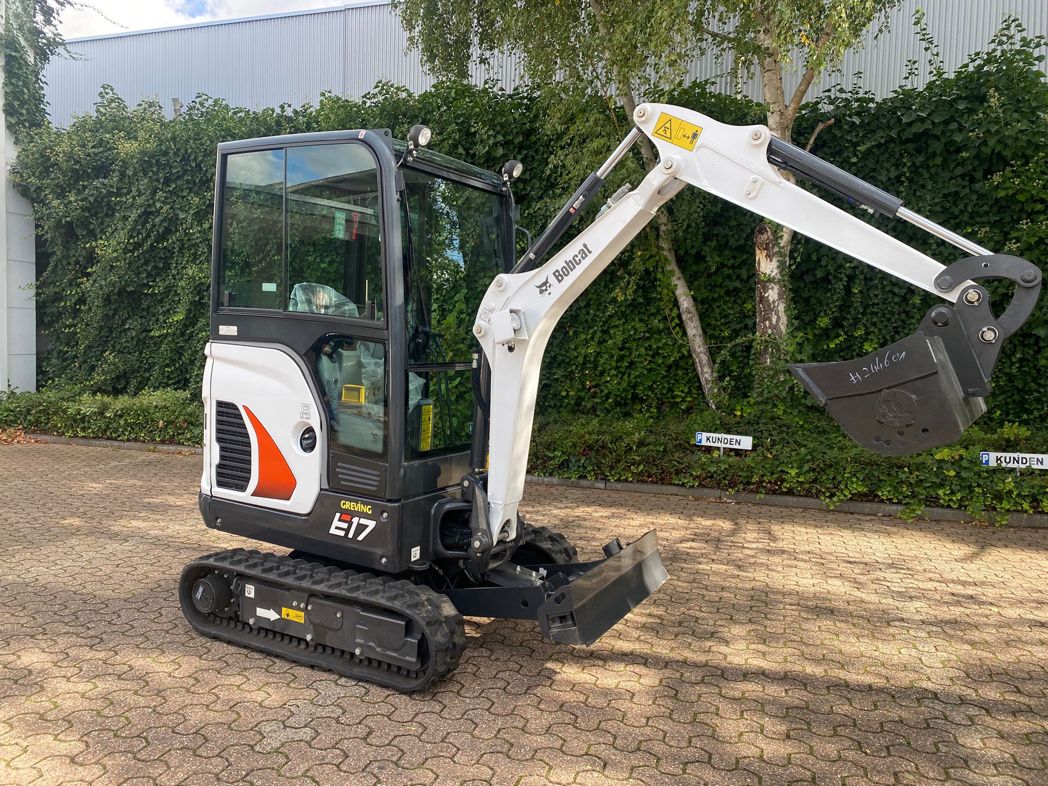 Bobcat E17 Kompaktbagger (Beispielfoto)